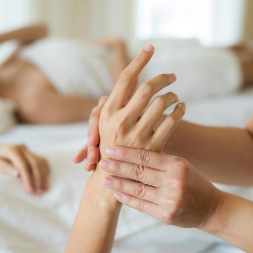 hand massage body care and spa treatments at beauty spa salon